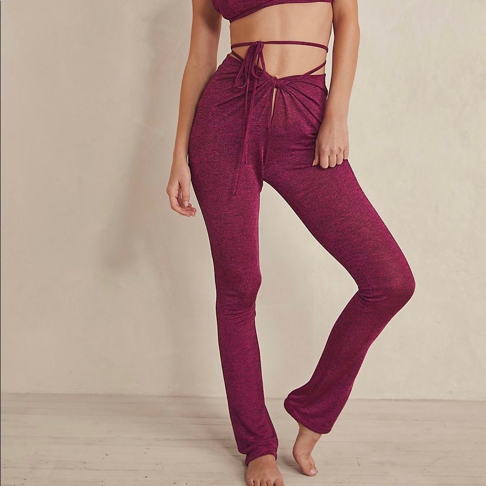 Free People Deja Vu Slim Flare Pants. NWT